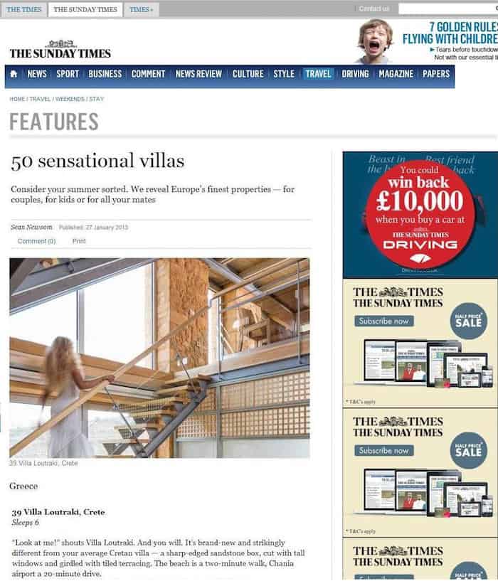 The Sunday Times Villas